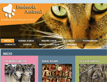 Tablet Screenshot of essenciaanimal.org